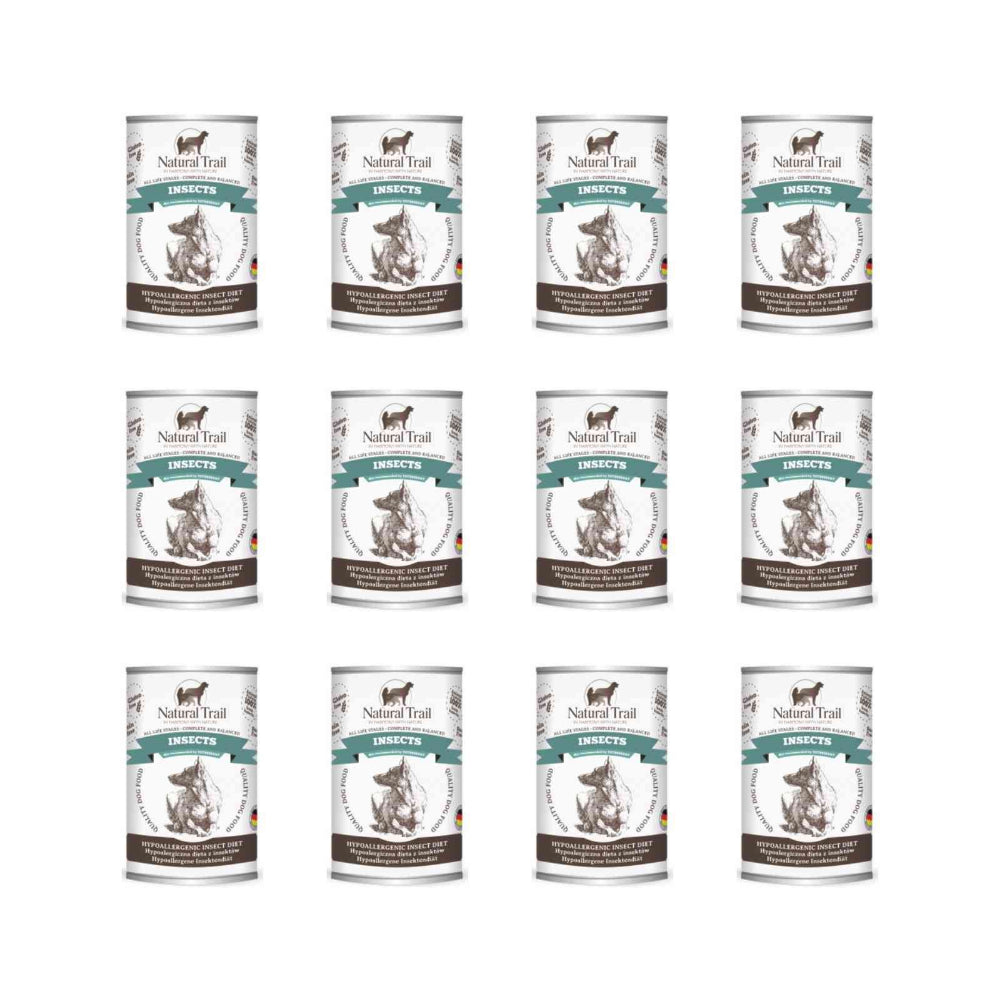 Pakiet Natural Trail Insects Karma Dla Psa 12 x 350 g