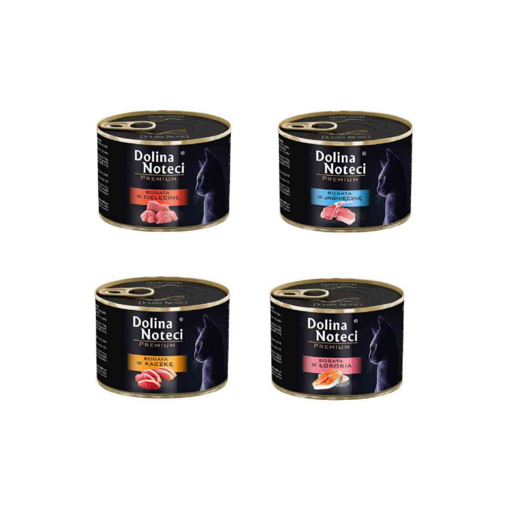 Pakiet Dolina Noteci Premium Dla Kota Mix Smaków 4 x 185 g