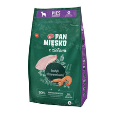Pan Mięsko Sucha Karma Dla Dorosłych Psów z Ziołami Indyk z Krewetkami Rozmiar XL 3 kg
