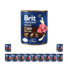 Pakiet Brit Premium By Nature Beef with Tripe Wołowina Flaczki Pasztet Dla Psa 12 x 800 g