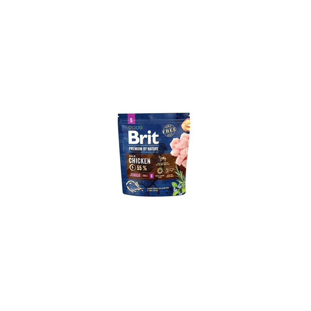 Brit Premium By Nature Chicken Junior Kurczak Karma Dla Młodych Psów Małych Ras  S 1 kg