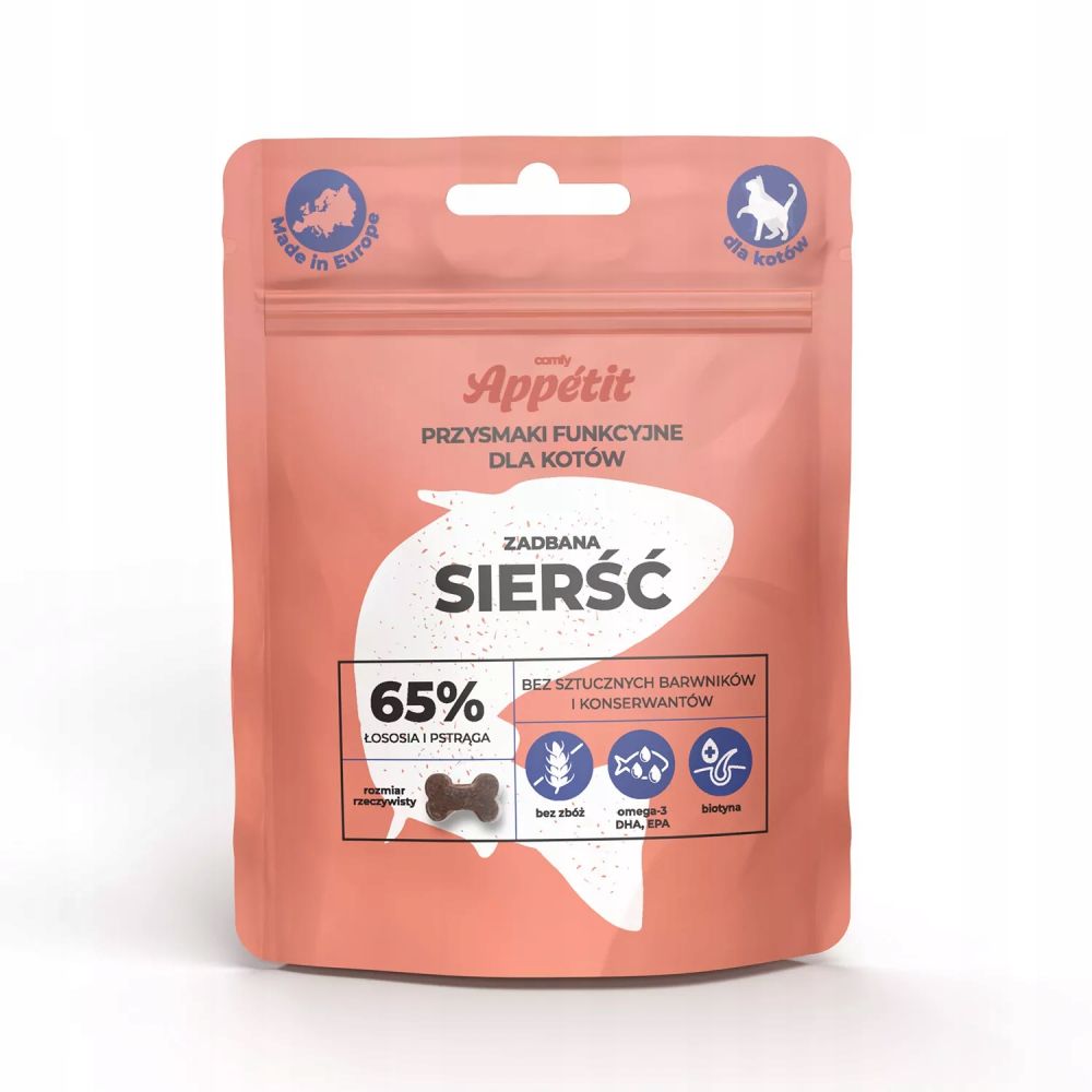 Comfy Skóra I Sierść 70g przysmak dla kotów