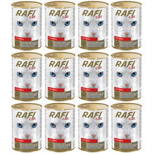 PAKIET FBA Dolina Noteci Rafi Karma Dla Kota z Wołowiną 415 g X 12