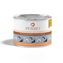 PERRO Wieprzowina z selerem 410g monobiałkowa karma dla dorosłych psów