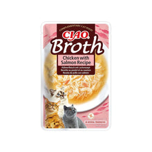 INABA CAT CIAO BROTH CHICKEN WITH SALMON 40g bulion kurczak z łososiem