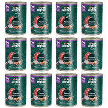 Pakiet Pan Mięsko Mokra Karma Dla Dorosłych Psów Pasztet z Ziołami i Krewetkami 12 x 400 g