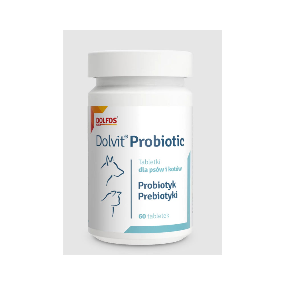 Dolfos Dolvit Probiotic Dla Psów i Kotów 60 Tabletek