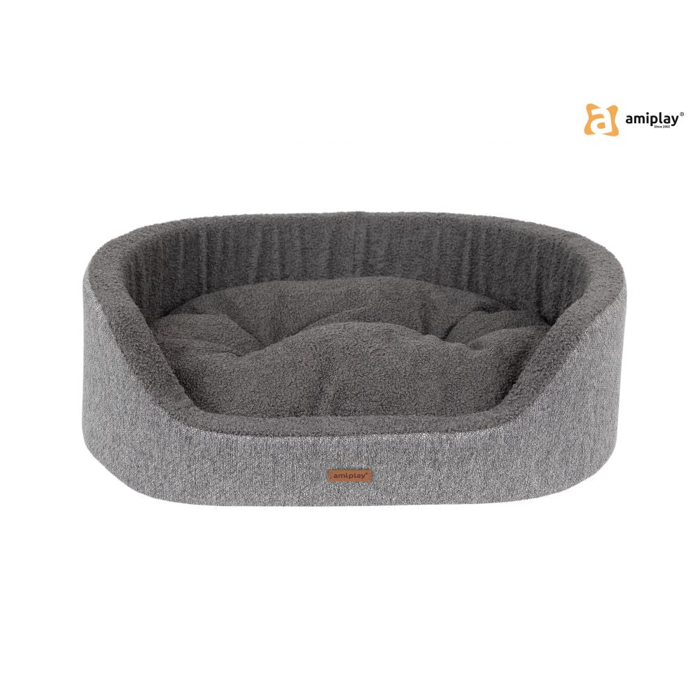 Amiplay Legowisko Elipsa Malmo Dla Psa Rozmiar L Szare