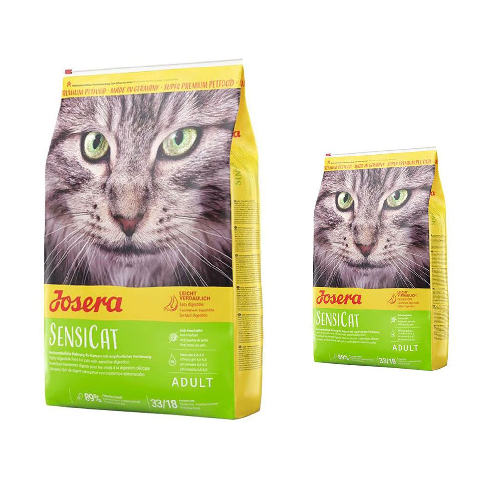 Pakiet Josera SensiCat Wrażliwy Żołądek 10 kg  + Josera SensiCat Wrażliwy Żołądek 400 g GRATIS