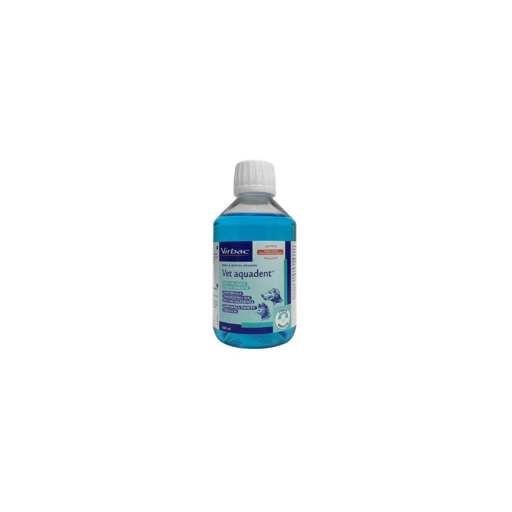 Virbac Vet Aquadent Płyn do higieny Jamy Ustnej Psów I Kotów 500 ml