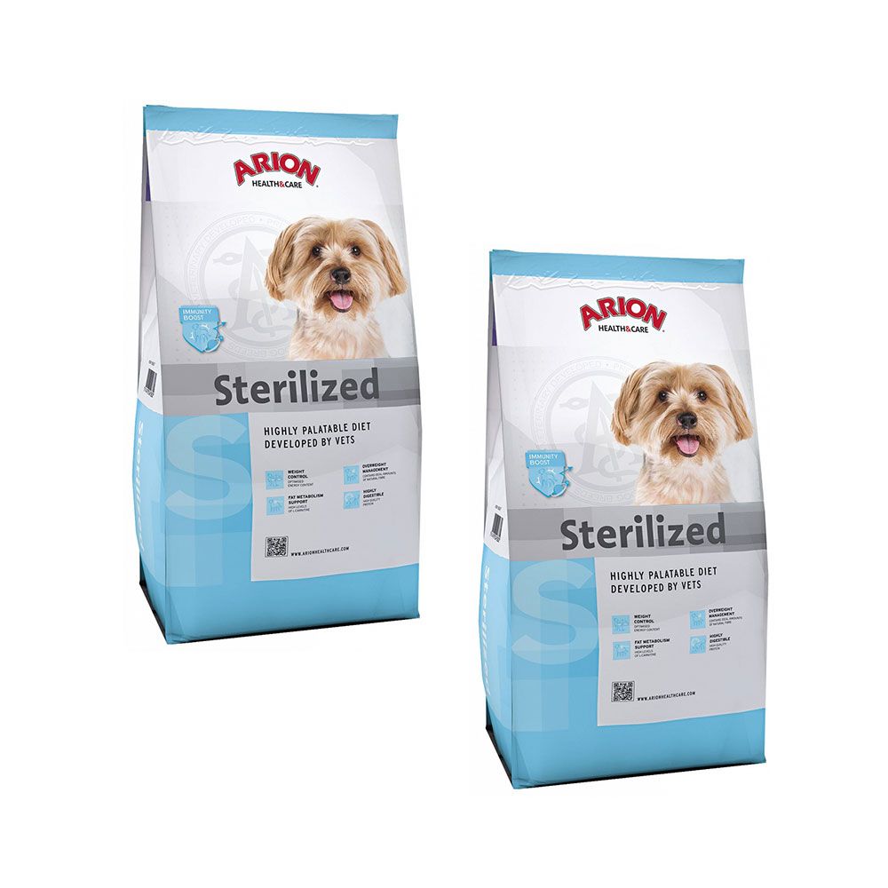 Arion Health & Care Sterilised Small Breed Karma Dla Wysterylizowanych Psów Małych Ras 2 x 7,5 kg