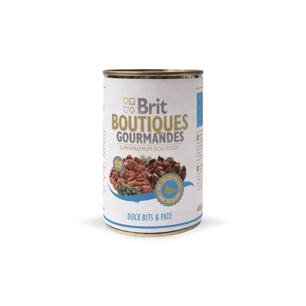 Brit Boutiques Gourmandes Duck Bits & Pate Kawałki Kaczki Pasztet 400 g