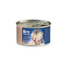 Brit Premium by Nature Cat Chicken with Rice Kurczak Ryż Pasztet Dla Kota 200 g