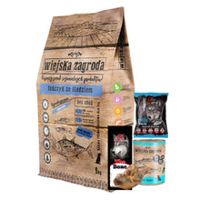 Pakiet Wiejska Zagroda Karma Tuńczyk ze Śledziem 9 kg + 3 GRATISY!