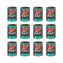 Pakiet Rafi Junior z Jagnięciną, Borówką i Żurawiną 12 x 400 G