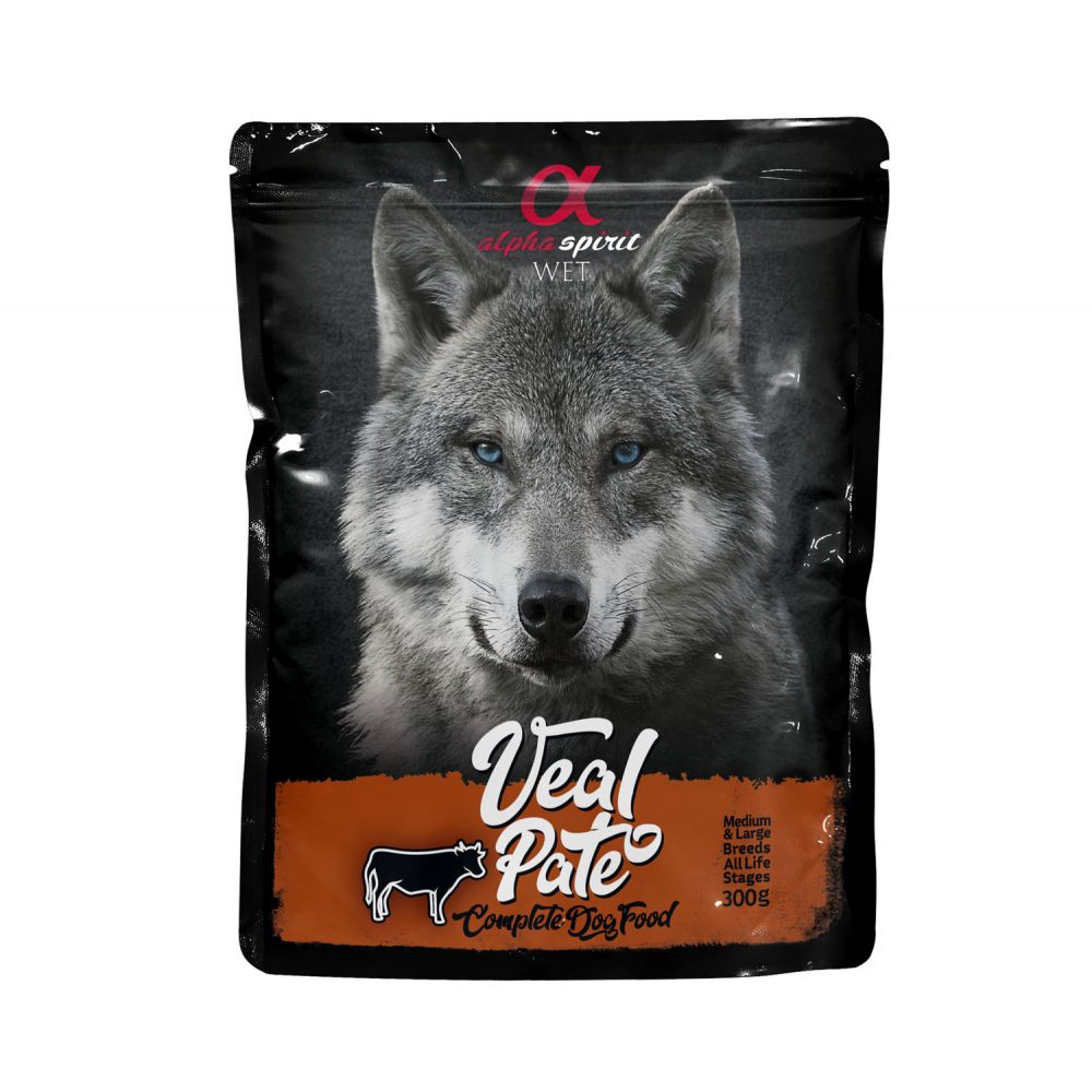 Alpha Spirit Pasztet z Cielęciny Dla Psa 300 g