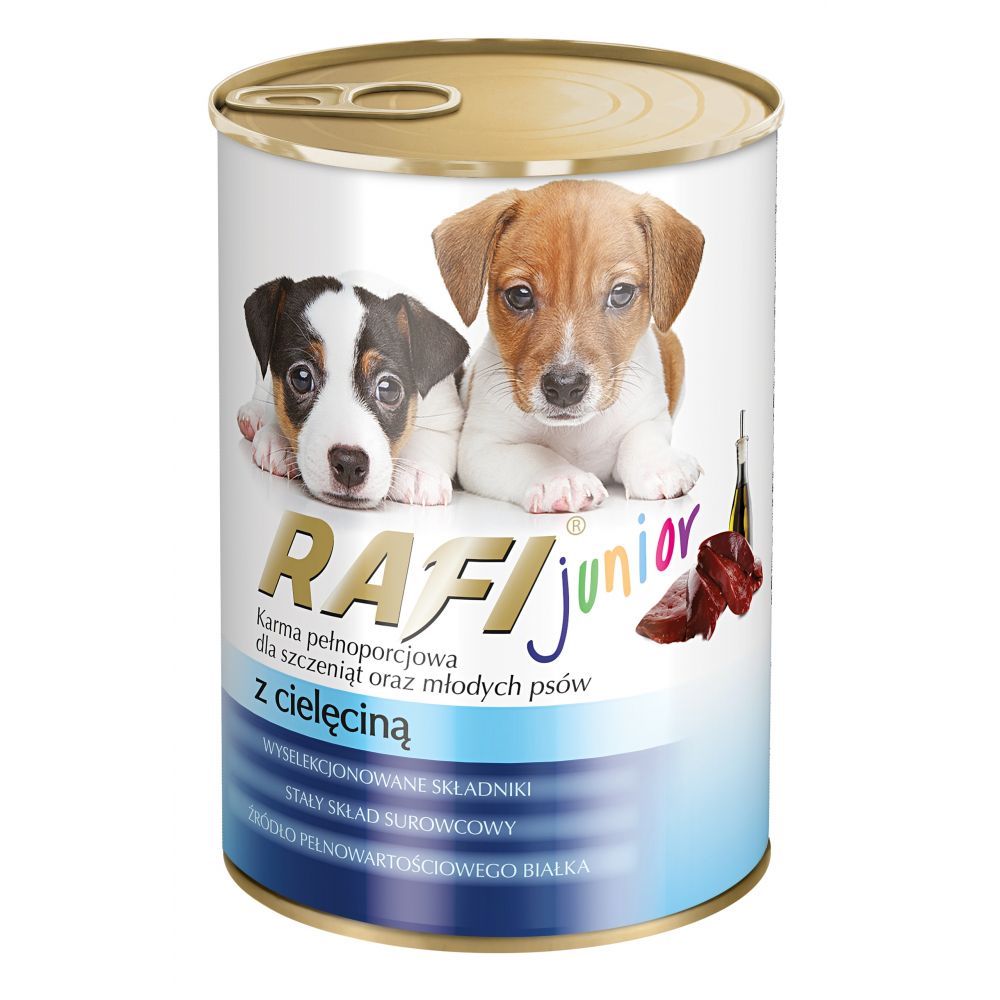 Dolina Noteci Rafi z Cielęciną Junior Pasztet 400 g