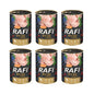 Pakiet Rafi Karma Dla Psa z Przepiórką, Borówką i Żurawiną 6 x 800 G