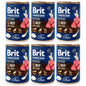Pakiet Brit Premium By Nature Beef with Tripe Wołowina Flaczki Pasztet Dla Psa 6 x 800 g