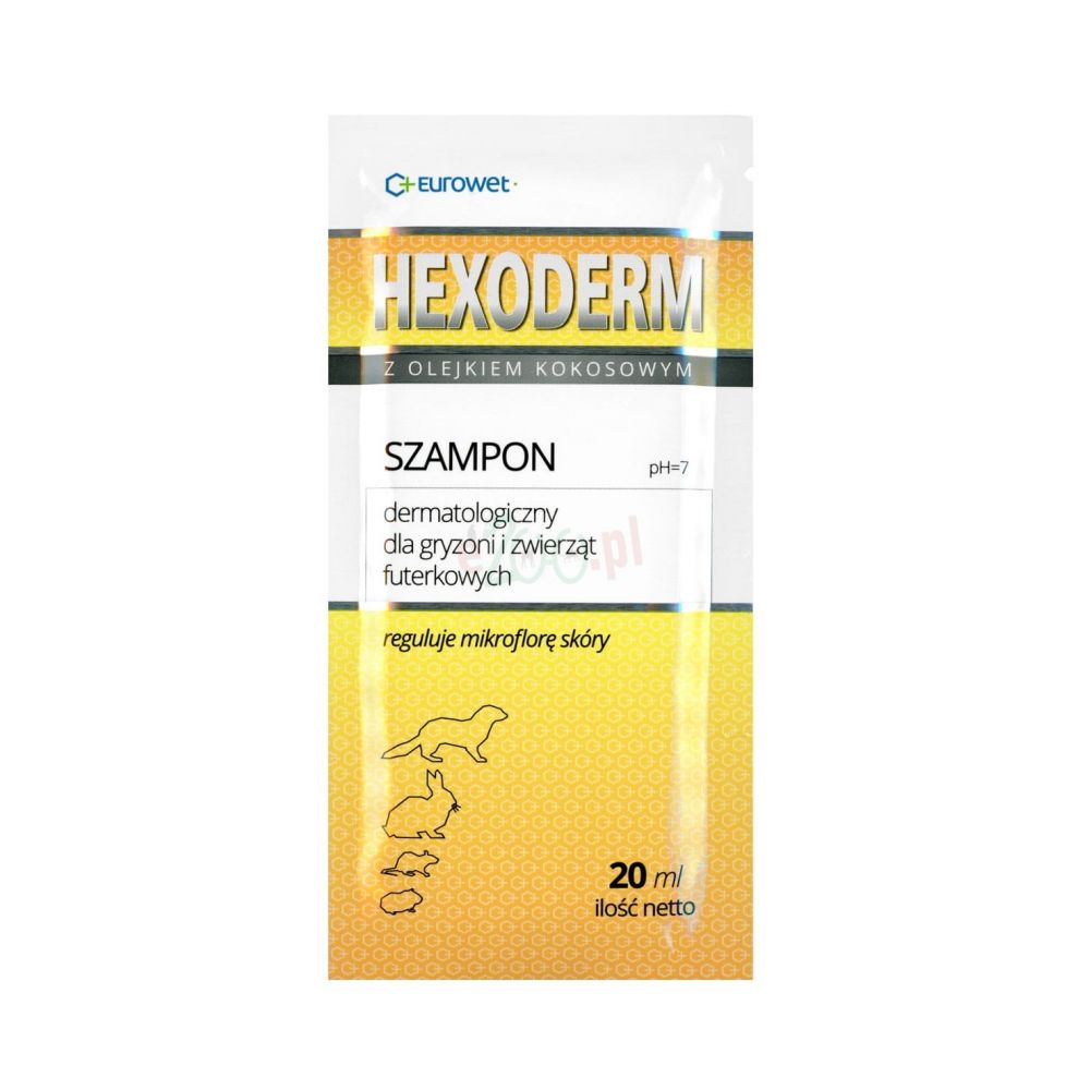 Eurowet Hexoderm dla Gryzoni 1 x 20 ml Saszetka