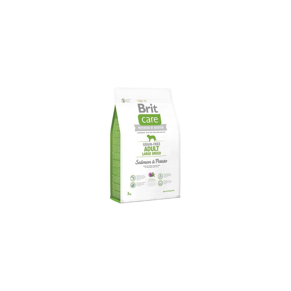 Brit Care Grain-Free  Salmon & Potato Adult Large Breed  Łosoś & Ziemniak Bezzbożowa Karma Dla Dorosłych Psów Dużych Ras 3 kg