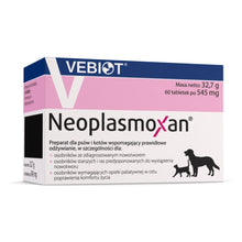 Vebiot Neoplasmoxan Preparat Dla Psów i Kotów z Zdiagnozowanym Nowotworem 60 Tabletek