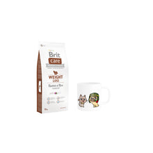 Pakiet Brit Care Weight Loss Nadwaga Rabbit & Rice Królik & Ryż Karma Dla Psa 12 kg + Kubek z Twoim Pupilem !