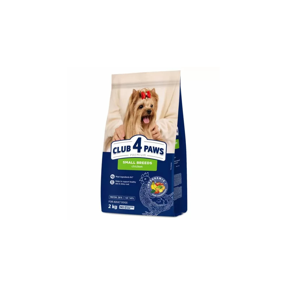 Club 4 Paws dla Dorosłych Psów Małych Ras 2 kg