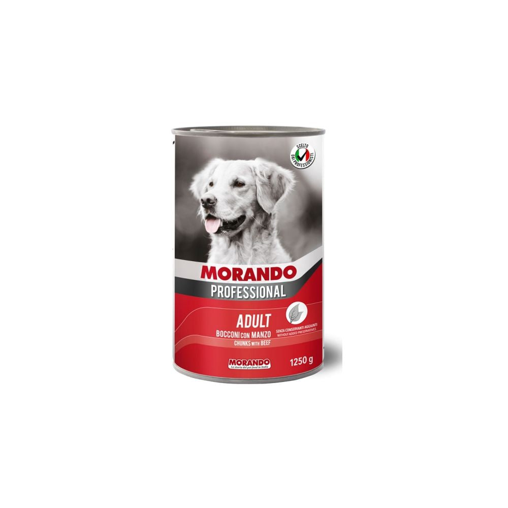 Morando Pro Mokra Karma Dla Psa Kawałki Z Wołowiną 1250 g