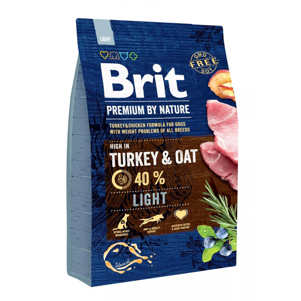 Pakiet Brit Premium By Nature Oat & Turkey Owies Indyk 15 kg + Brit Let’s Bite Beef Stick 12 g GRATIS !