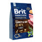 Pakiet Brit Premium By Nature Oat & Turkey Owies Indyk 15 kg + Brit Let’s Bite Beef Stick 12 g GRATIS !