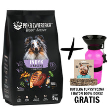 Pakiet Paka Zwierzaka Seventh Heaven Mini Sucha Karma Dla Dorosłych Psów Małych Ras Indyk z Kaczką 9 kg + Butelka Turystyczna i Baton Dorsz 100% GRATIS!
