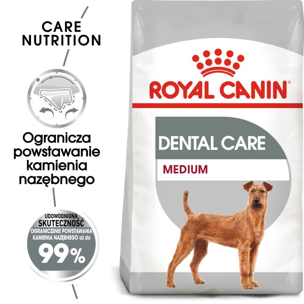 ROYAL CANIN CCN Medium Dental Care karma sucha dla psów dorosłych, ras średnich, redukująca powstawanie kamienia nazębnego 10 kg
