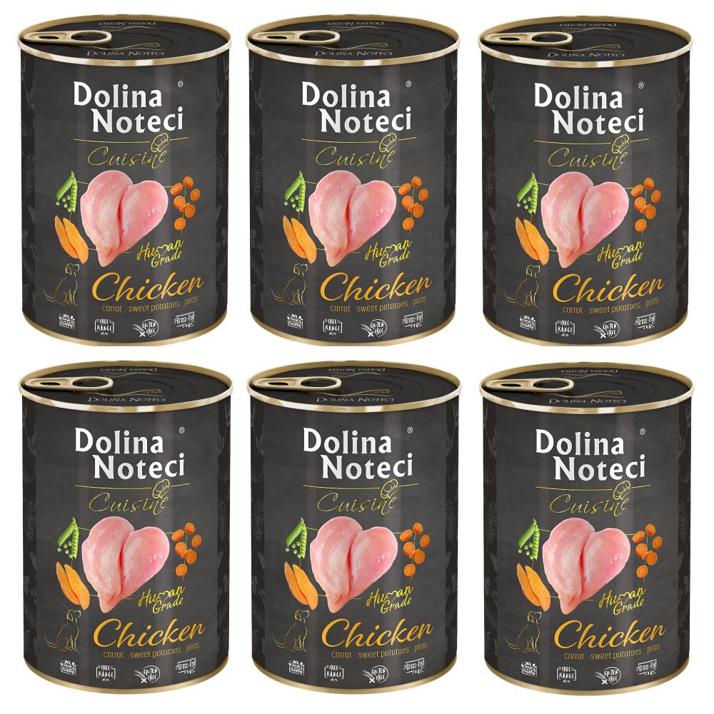 Pakiet Dolina Noteci Premium Cuisine z Kurczakiem 6 x 400 g