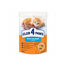 Club 4 Paws Mokra Karma Dla Kociąt Łosoś w Sosie 80 g