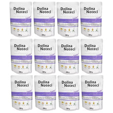Pakiet Dolina Noteci Premium Bogata w Wątróbkę z Królika z Ozorami z Jelenia Junior 12 x 100 g