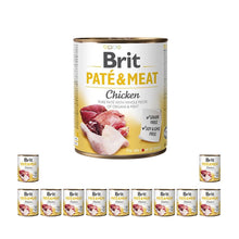 Pakiet Brit Pate & Meat Chicken Kurczak Mokra Karma Dla Psa 12 x 800 g