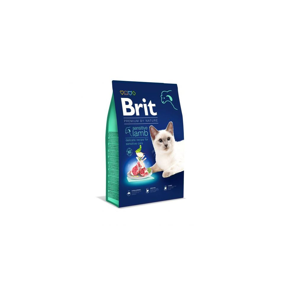 Brit Premium Cat Sensitive Lamb Hipoalergiczna Karma Dla Kota z Jagnięciną 8 kg