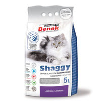 Super Benek Shaggy Dla Kotów Długowłosych o Zapachu Lawendy 5 l