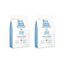 Pakiet Brit Care Grain-Free Bezzbożowa Salmon & Potato Łosoś Junior Large Breed Karma Dla Szczeniąt Dużych Ras 2 x 3 kg