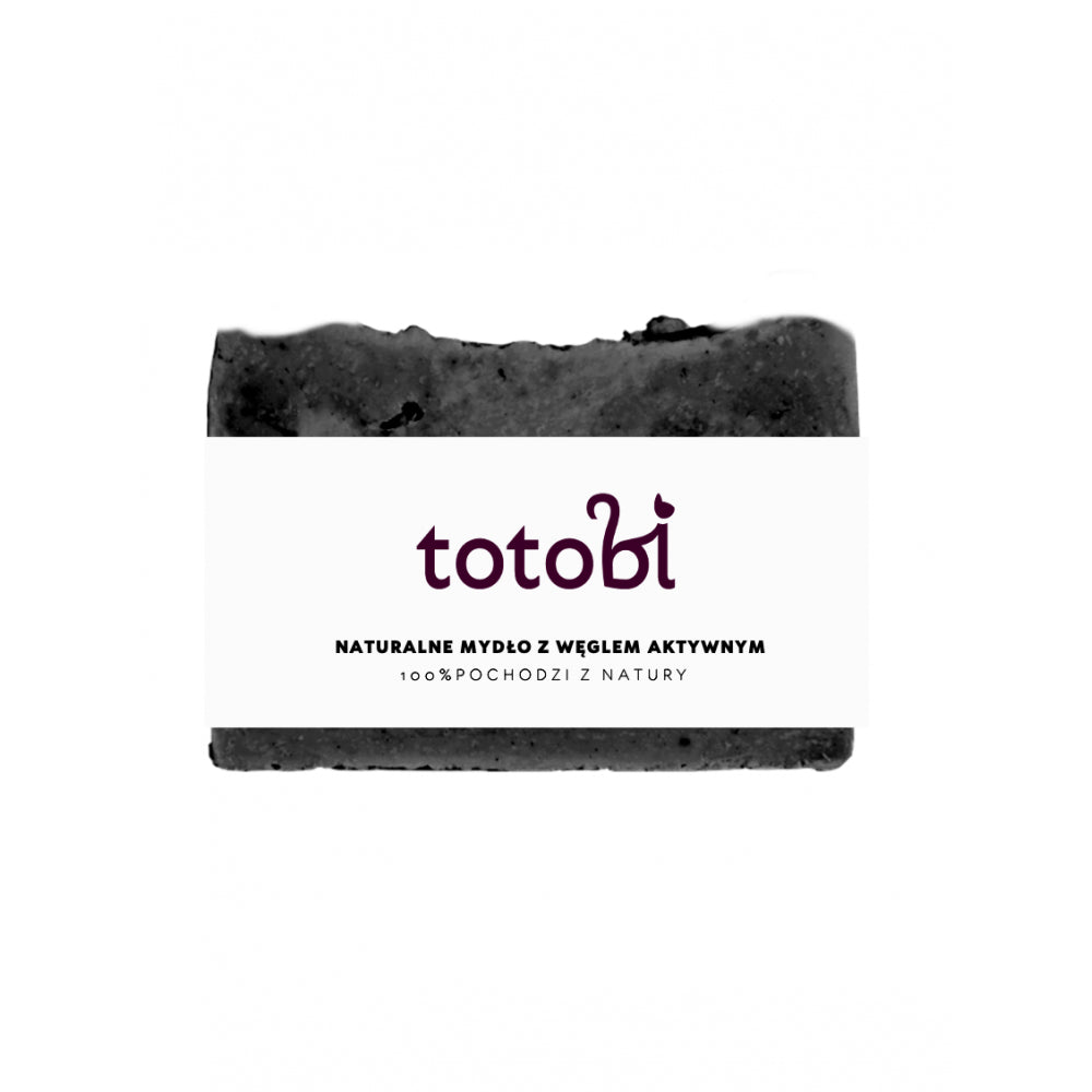 TOTOBI Naturalne mydło z węglem aktywnym 90g