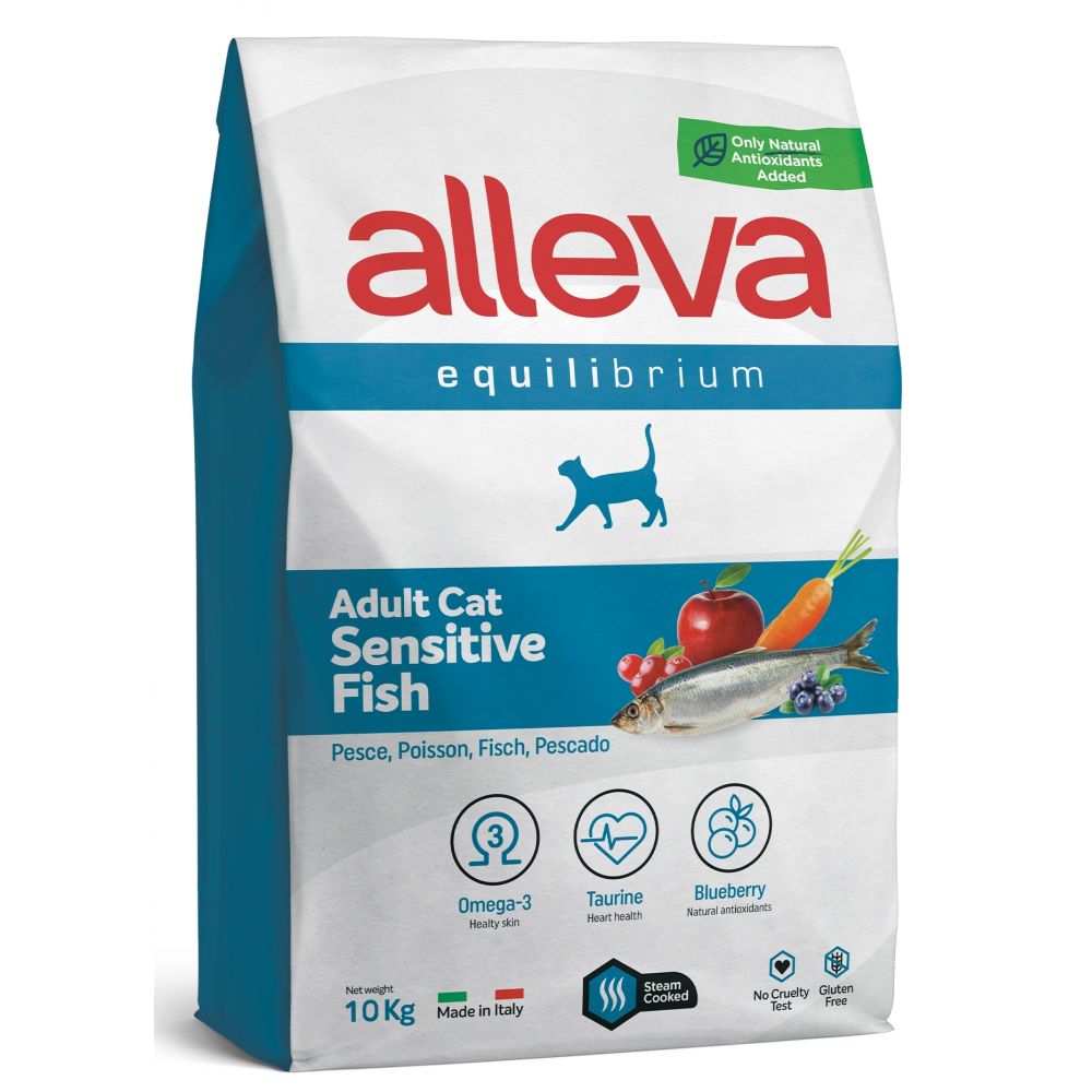 Alleva Equilibrium Monoproteinowa Sucha Karma Dla Wrażliwych Kotów Z Rybami Oceanicznymi 10 kg
