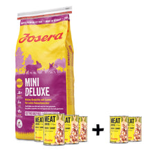 Pakiet Josera Mini Deluxe Bezzbożowa Jagnięcina Małe Rasy 15 kg, 4 x Josera MeatLovers Kurczak z Marchewką + 2 x Josera MeatLovers Kurczak z Marchewką GRATIS!