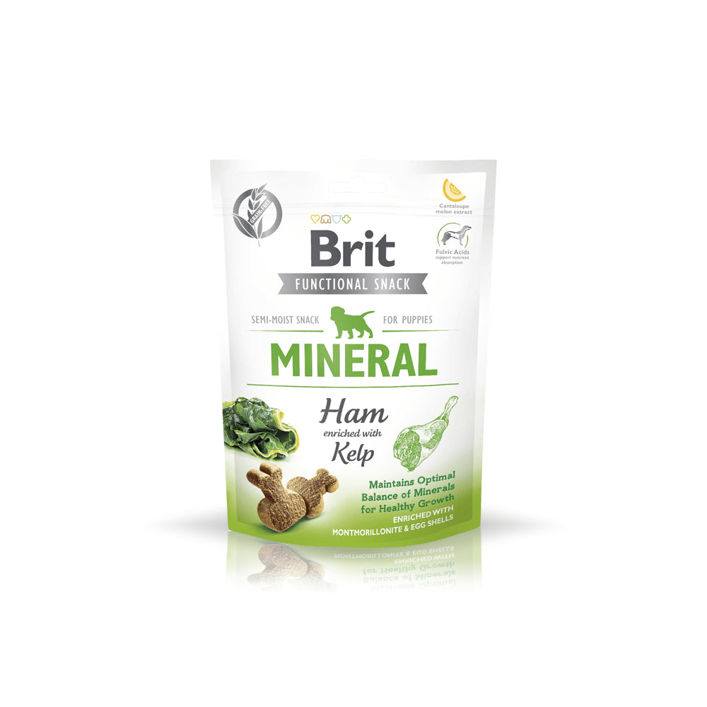 Brit Care Functional Snack Puppy Mineral Szynka Wodorosty Przysmak Dla Psa 150 g