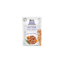Brit Care Cat Savory Salmon Fillets in Jelly Kitten Karma Dla Kociąt 85 g