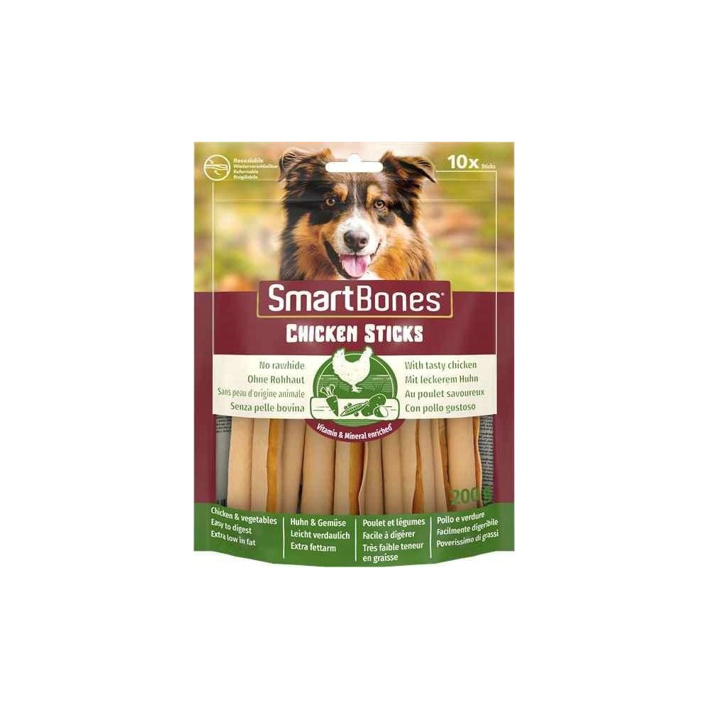 Smart Bones Chicken Sticks Pałeczki Do Żucia Dla Psów 10 Sztuk 200 g