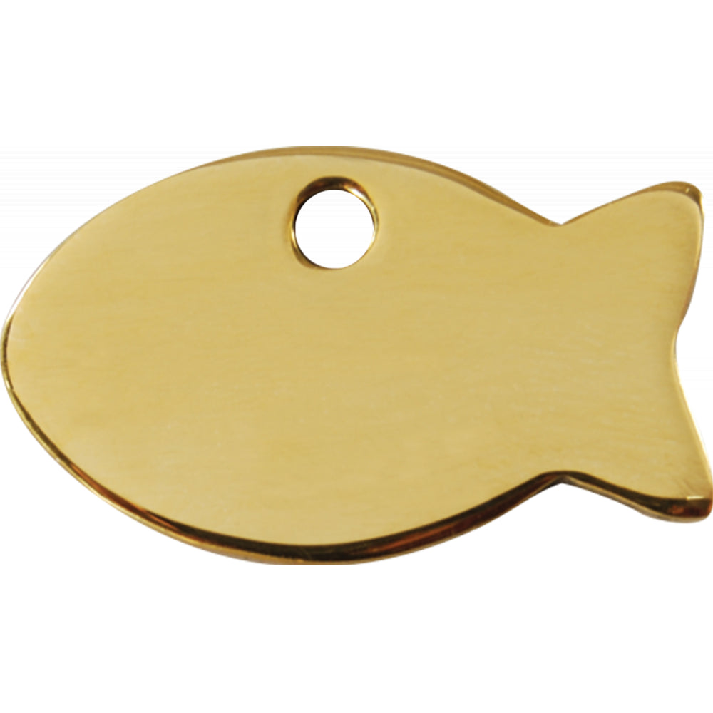 RedDingo Personalizowana Zawieszka Dla Pupila z Grawerem Złota Ryba