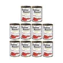 Pakiet Dolina Noteci Premium Pure Bogata w Wołowinę z Brązowym Ryżem 10 x 400 g