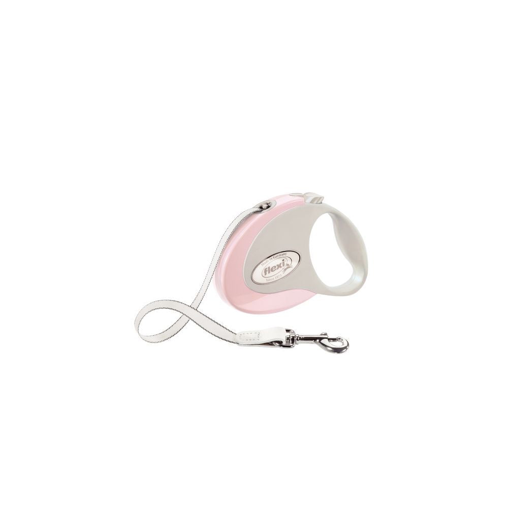 Flexi Smycz Style Na Taśmie 5 Metrów Rozmiar M do 25 kg Różowa
