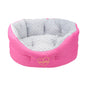 Amiplay Legowisko Colosseum Babydoll Dla Psa Rozmiar M Jasnoszare Z Różowym